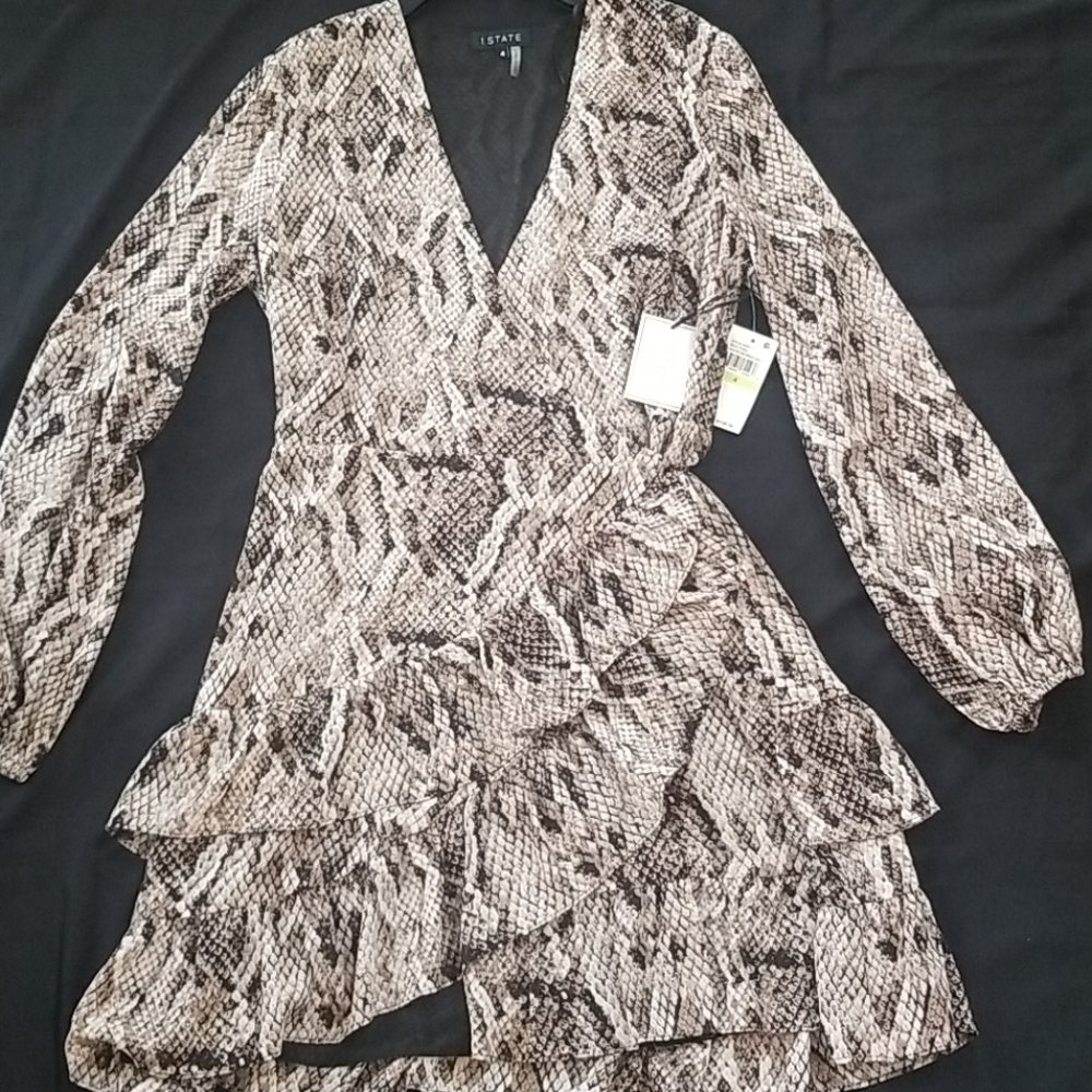 1. STATE wrap dress, only wore it once for 2/3 hours.  Perfect condition no mark